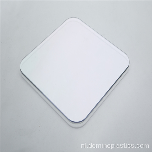 Gesneden polycarbonaat doorzichtige plastic plaat met ronde rand